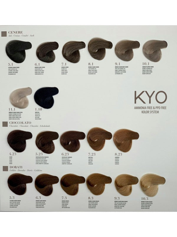cartella colori kyo