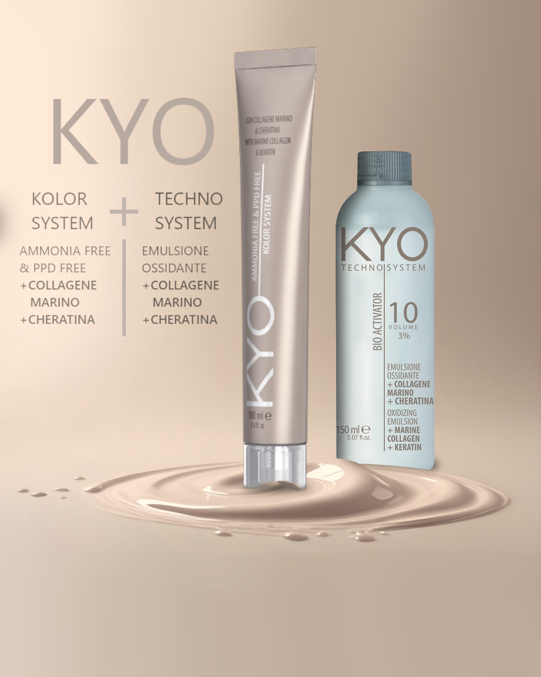 Tinta Capelli Professionale Kyo 100 ml - Senza Ammoniaca - Claudia Cosmesi
